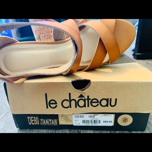 Stylist Wedge Sandals Tan colour Size 8. - Picture 5 of 5